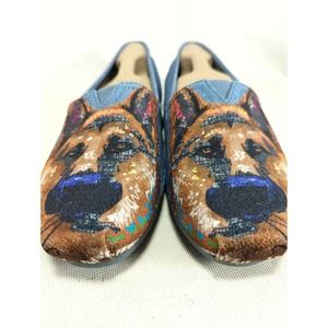 Bobs By Skechers-Plush Dog- Bestie Bae- Ballet Flat Slate Shoes (Women's 8.5)